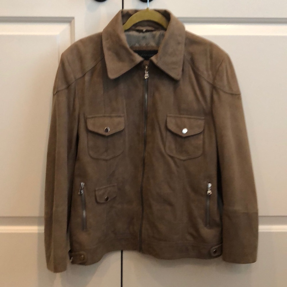 Elie Tahari Suede Jacket